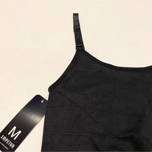 Empetua Shaper Cami Womens Medium Black Compression Adjustable Straps - Picture 11 of 15